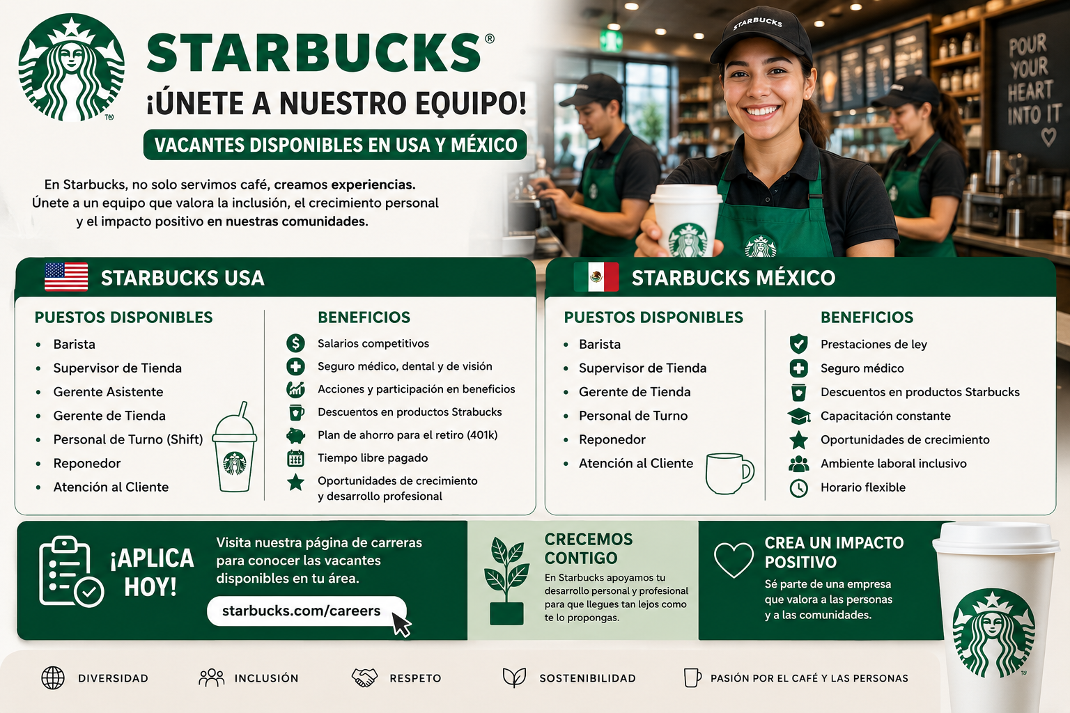 Vacantes Starbucks
