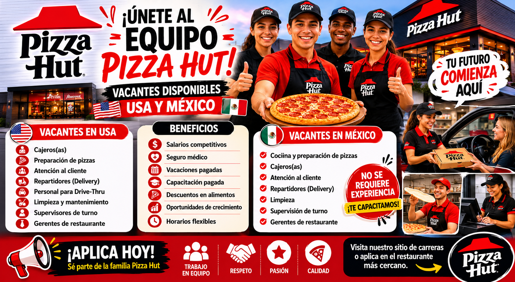 Vacantes Pizza Hut